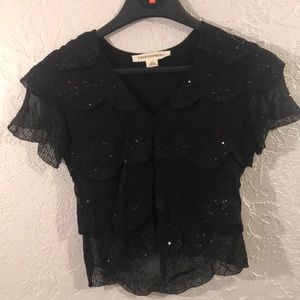 UO Thistlepearl sequined top